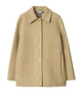 Burberry Beige Wool Double-Faced Overshirt