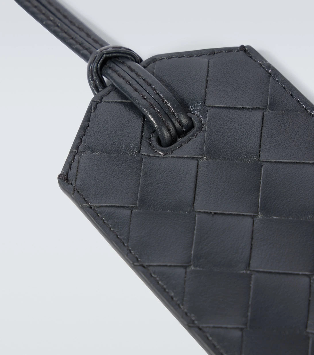 Bottega Veneta - Intrecciato leather luggage tag
