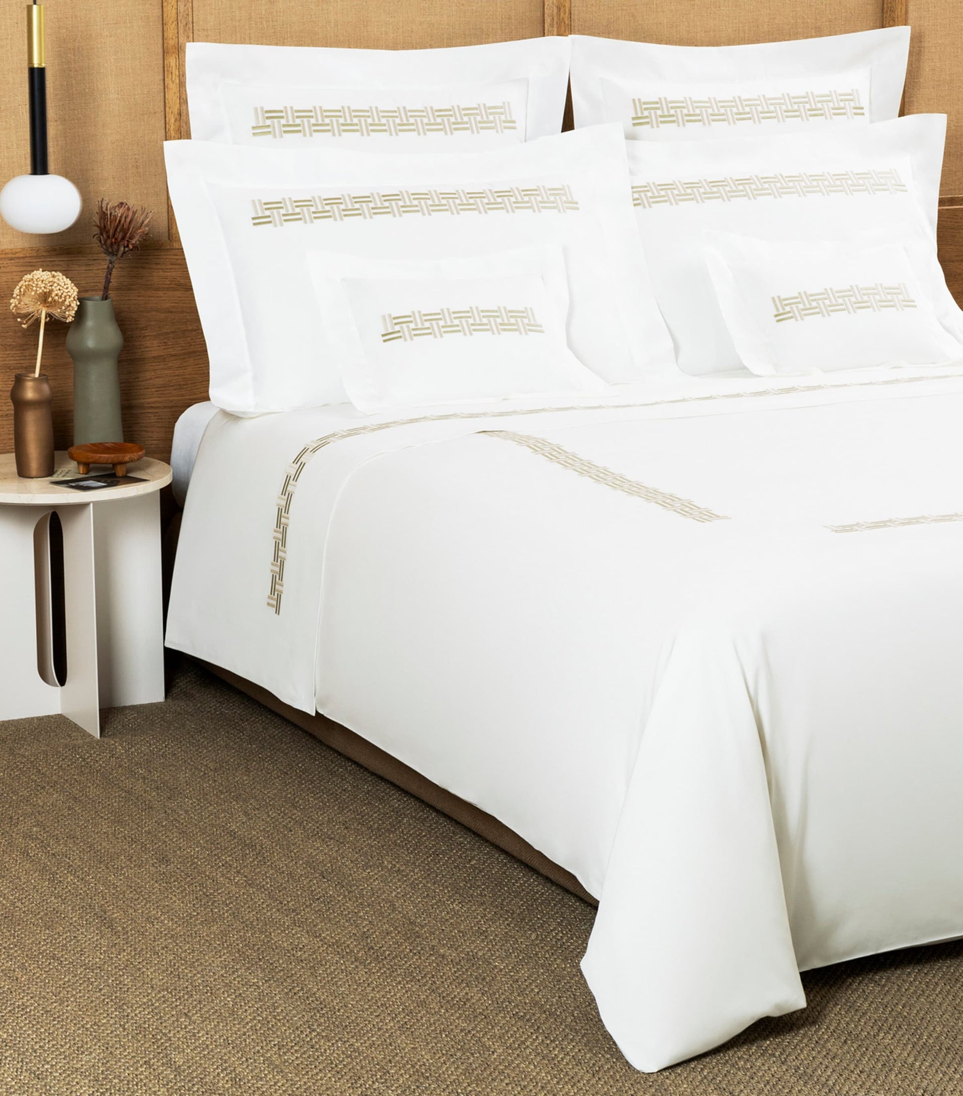 Basket Weave Oxford Euro Sham (65cm x 65cm)