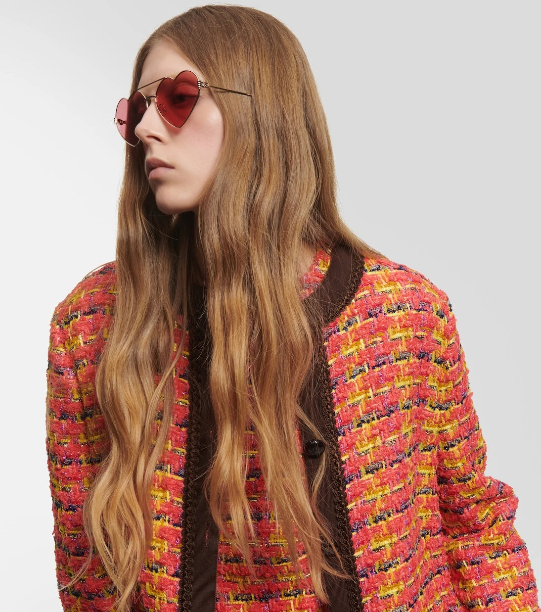 Gucci - Heart sunglasses