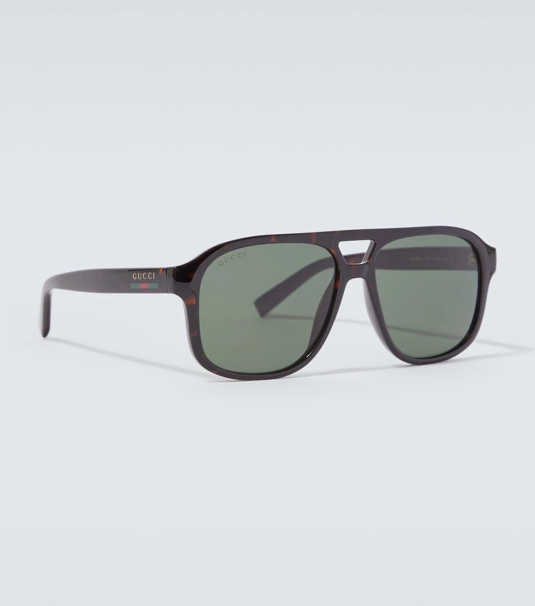 Gucci - Web Stripe aviator sunglasses