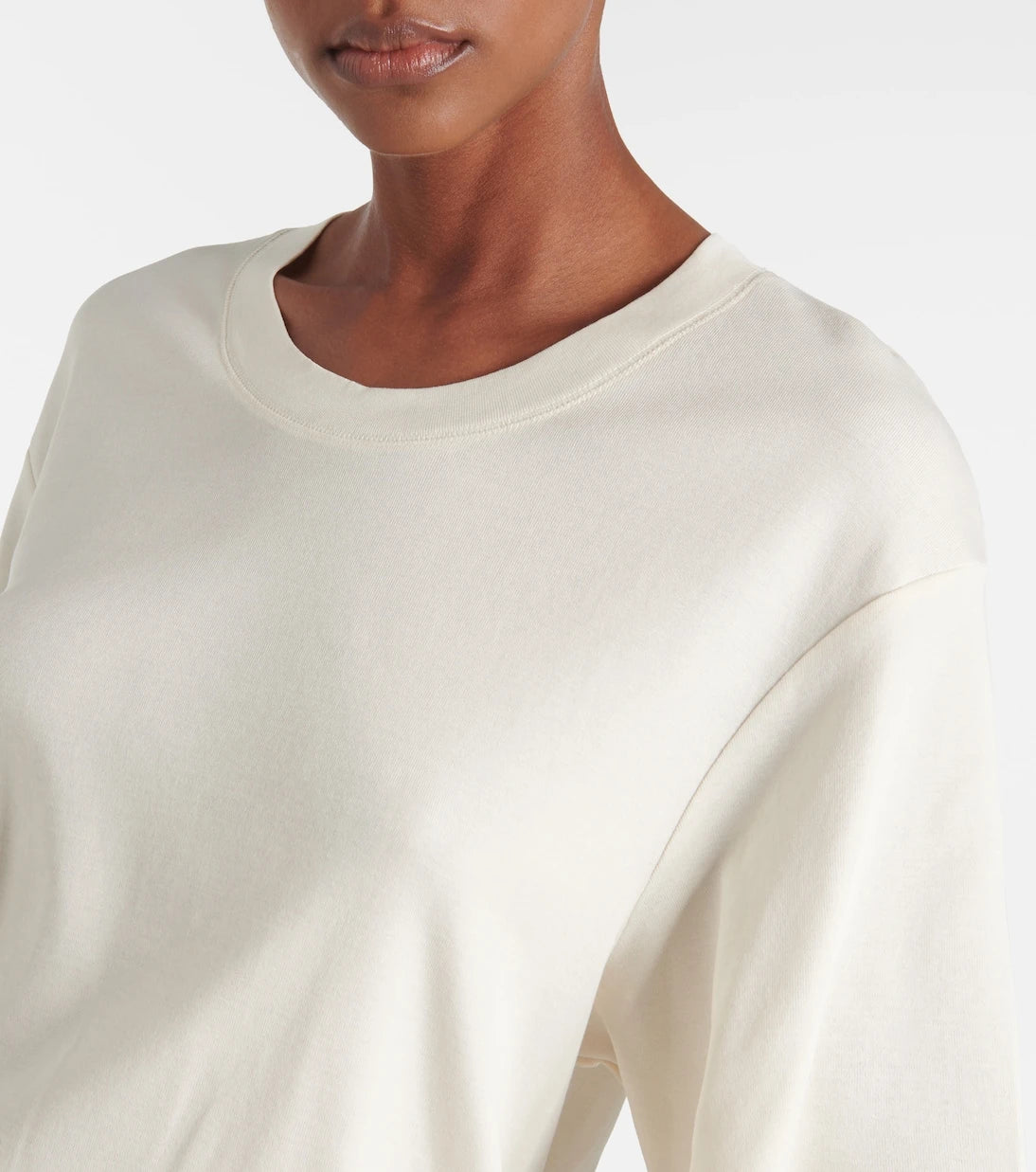 Lemaire - Belted cotton jersey midi dress
