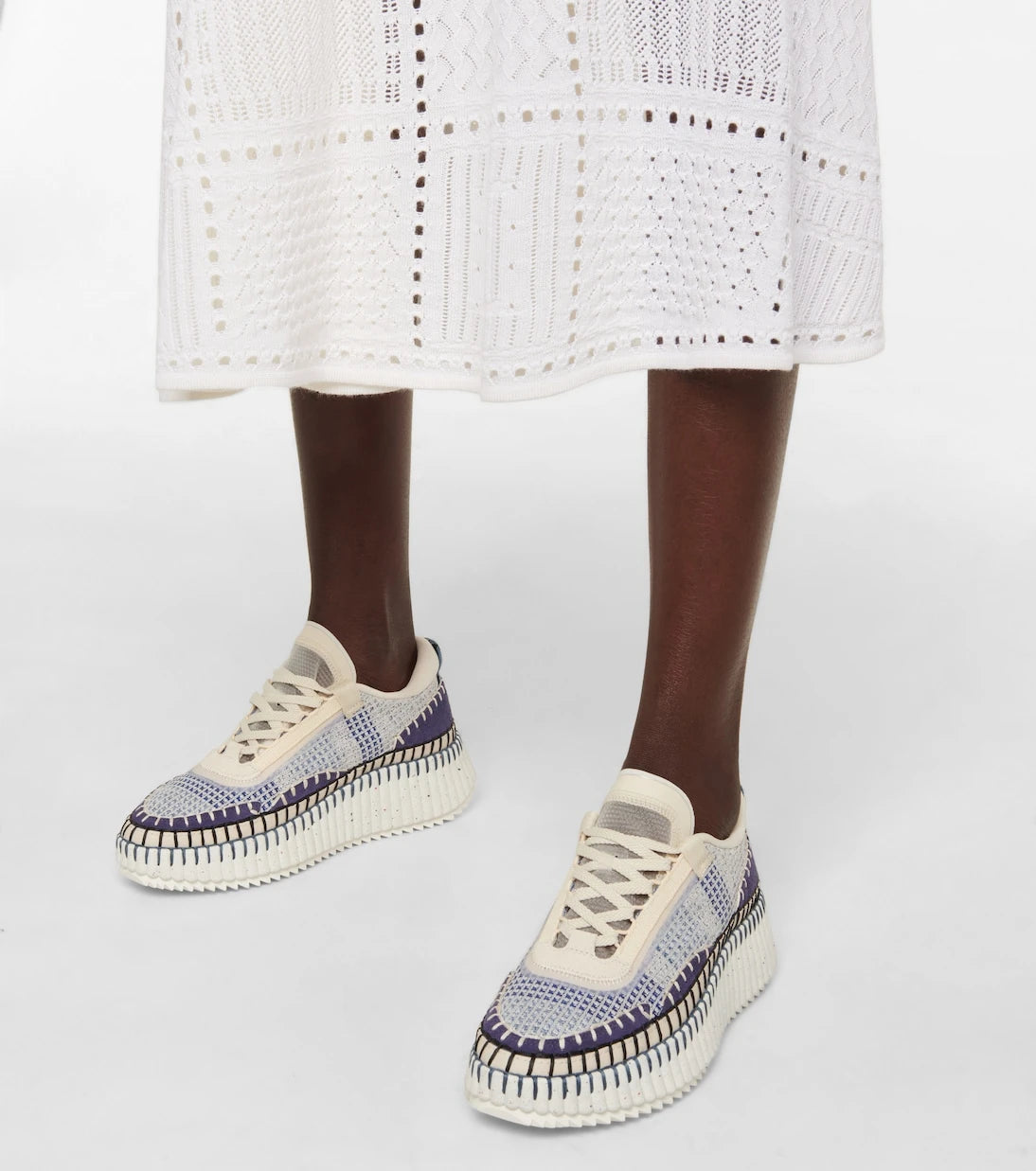 Chloé - Nama mesh sneakers
