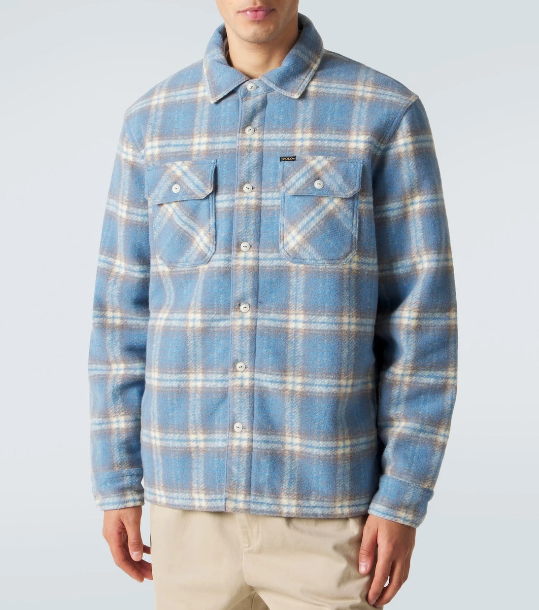 Polo Ralph Lauren - Plaid wool-blend flannel shirt