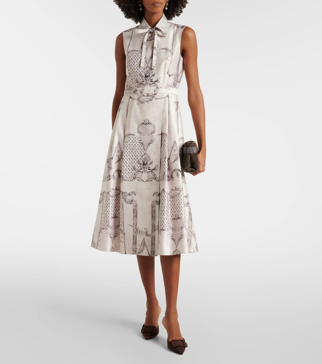 Max Mara - Ambuto printed midi dress
