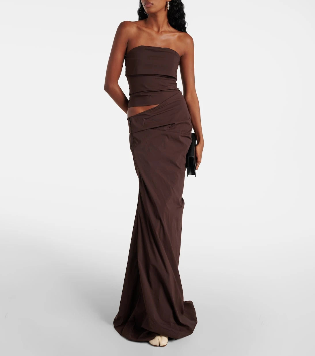 Entire Studios - Ruched maxi skirt