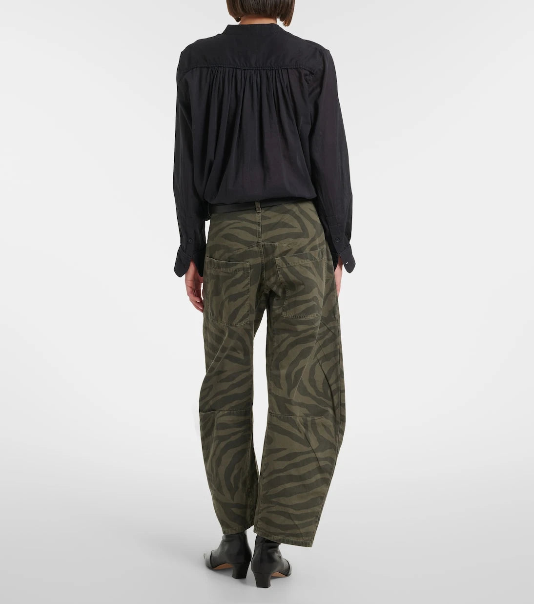 Nili Lotan - Shon cropped barrel-leg jeans