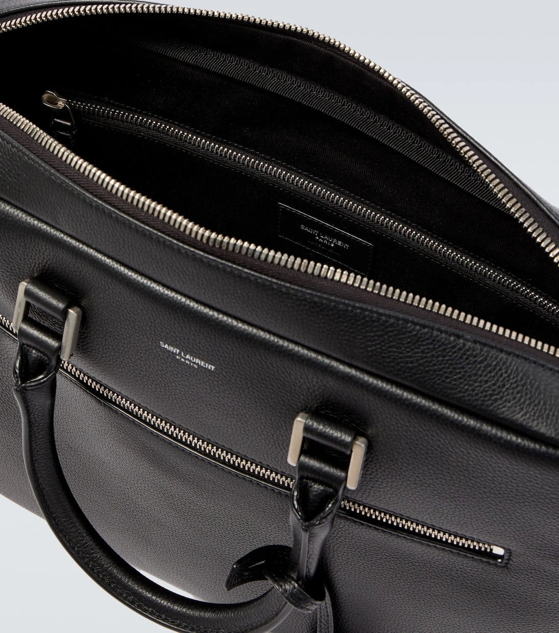 Saint Laurent - Sac De Jour leather tote bag