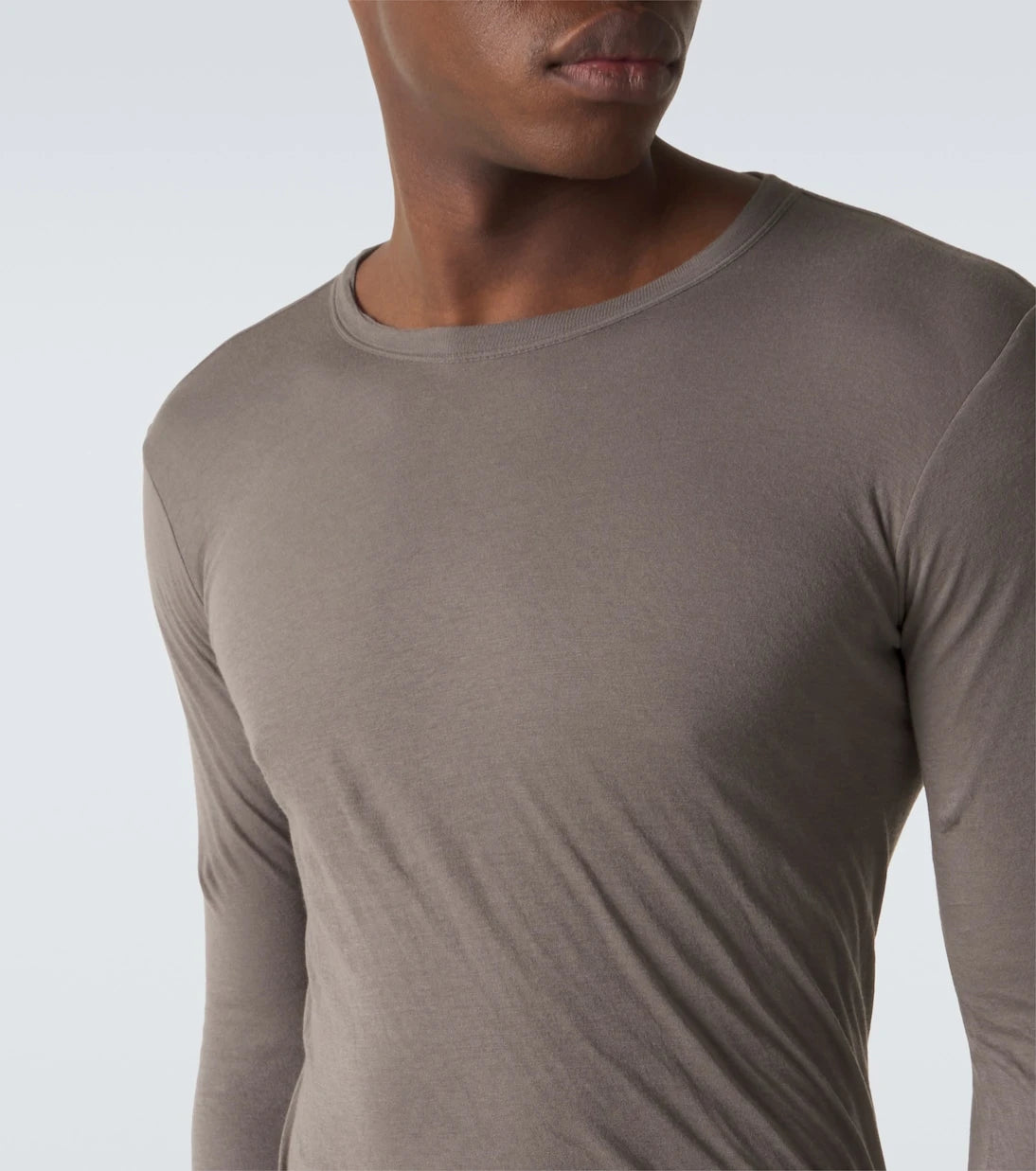 Rick Owens - Draped cotton jersey top