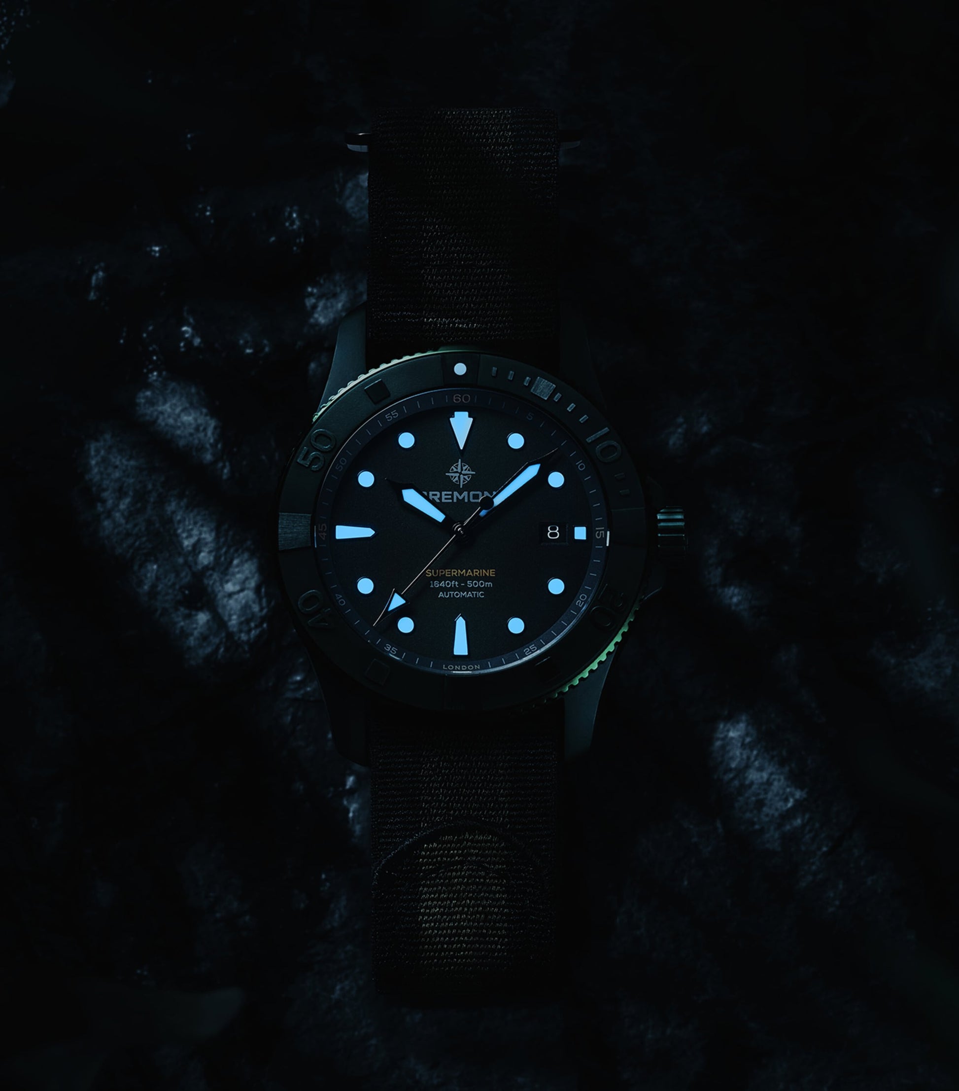 Ceramic Supermarine Watch 43mm