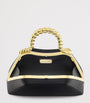 Black x Geraldine Guyot Mini Satin Serpentine Top-Handle Bag