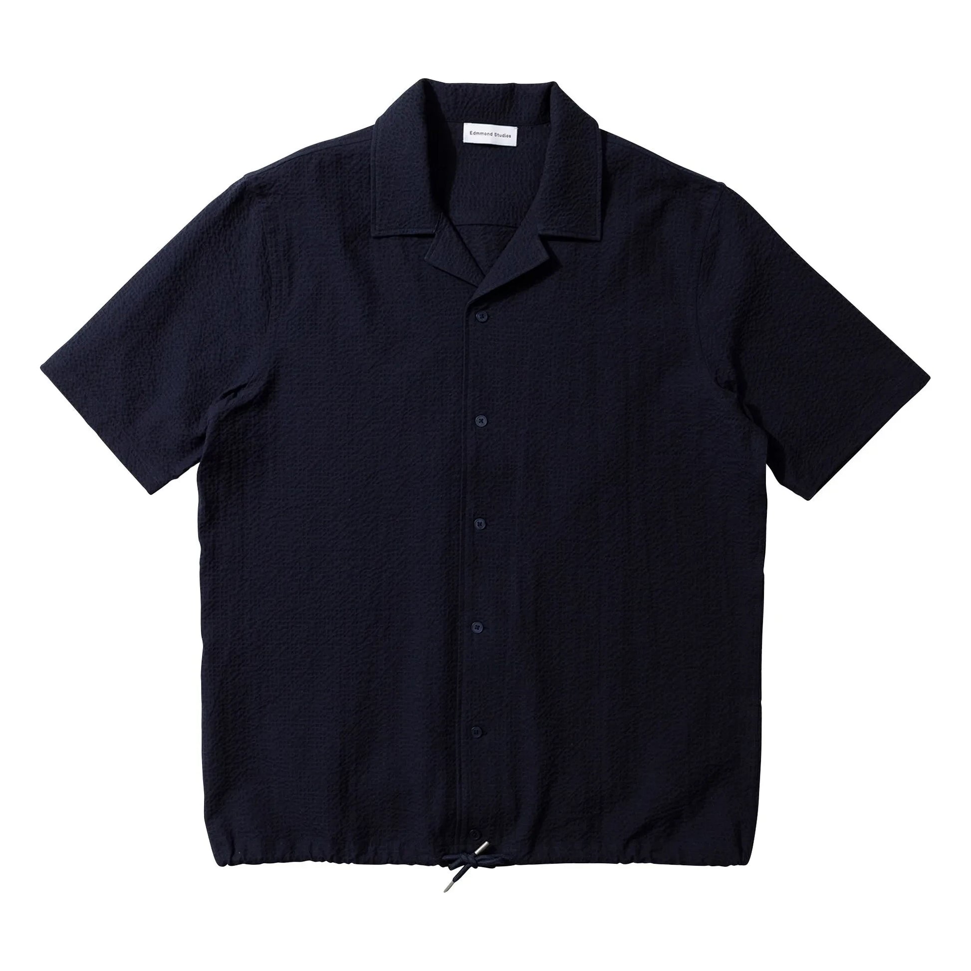 Edmmond Studios - Travis Short Sleeve Shirt | Dark Blue