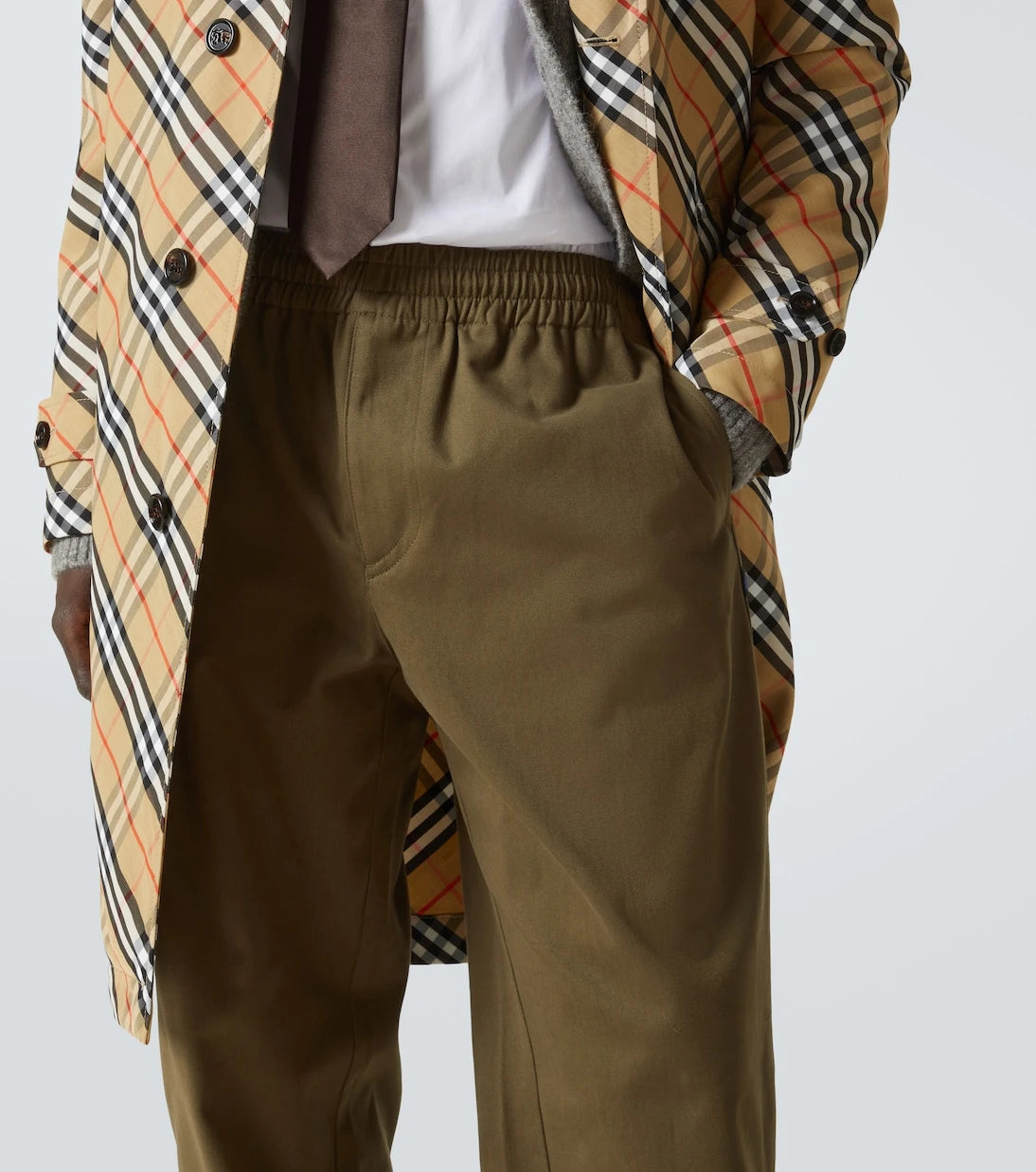 Burberry - Cotton straight pants
