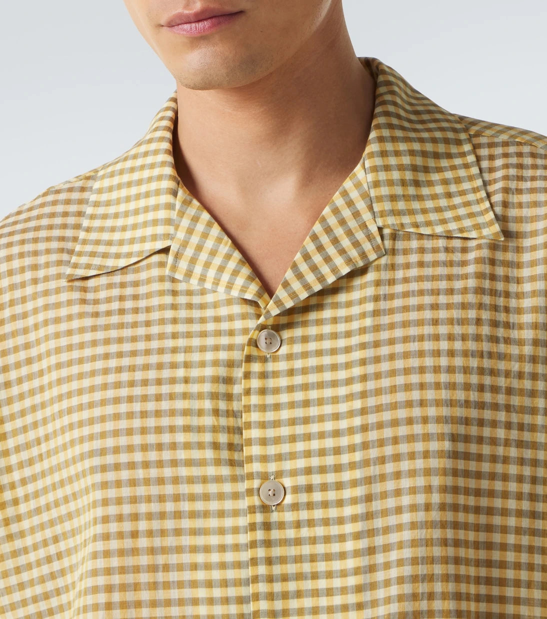 Auralee - Gingham cotton shirt