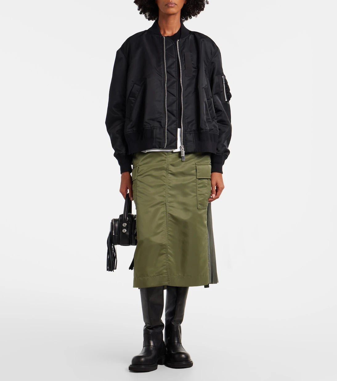 Sacai - Nylon bomber jacket