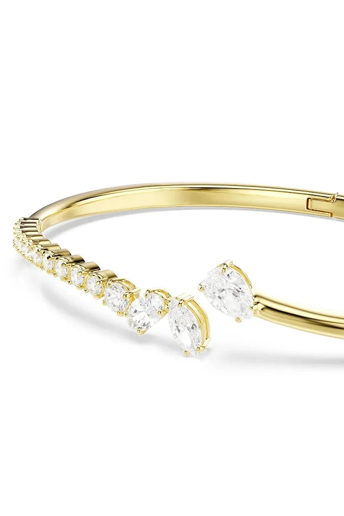 Swarovski kadın altın kaplama zirkonlu bileklik MESMERA
