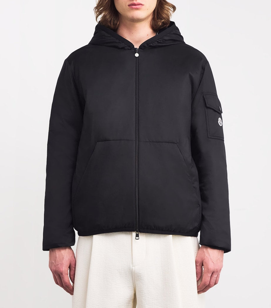 Black Monteynard Hooded Down Jacket
