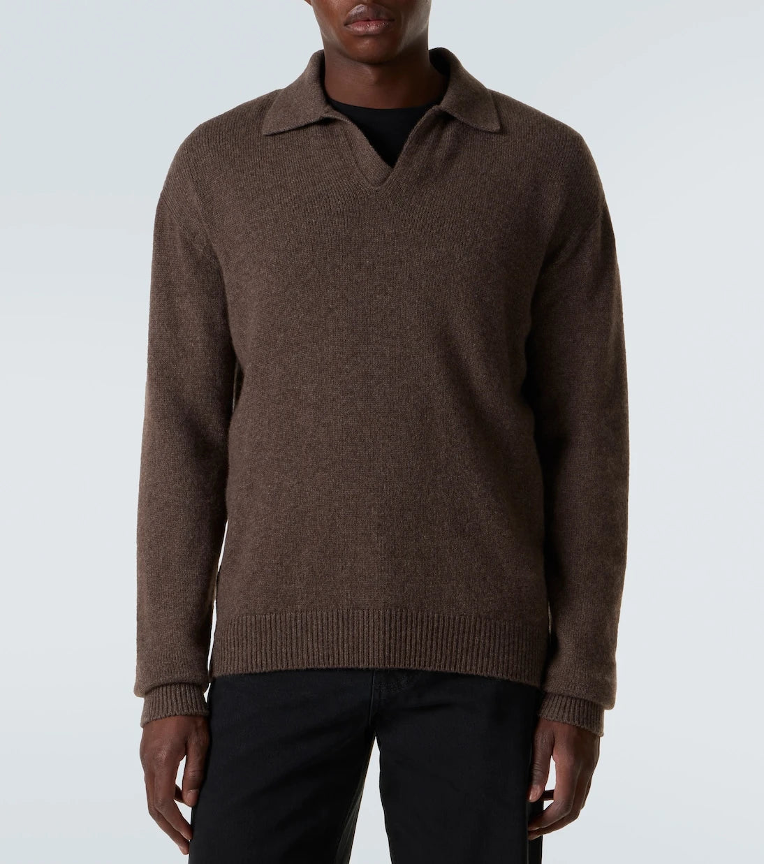The Row - Leach cashmere polo sweater