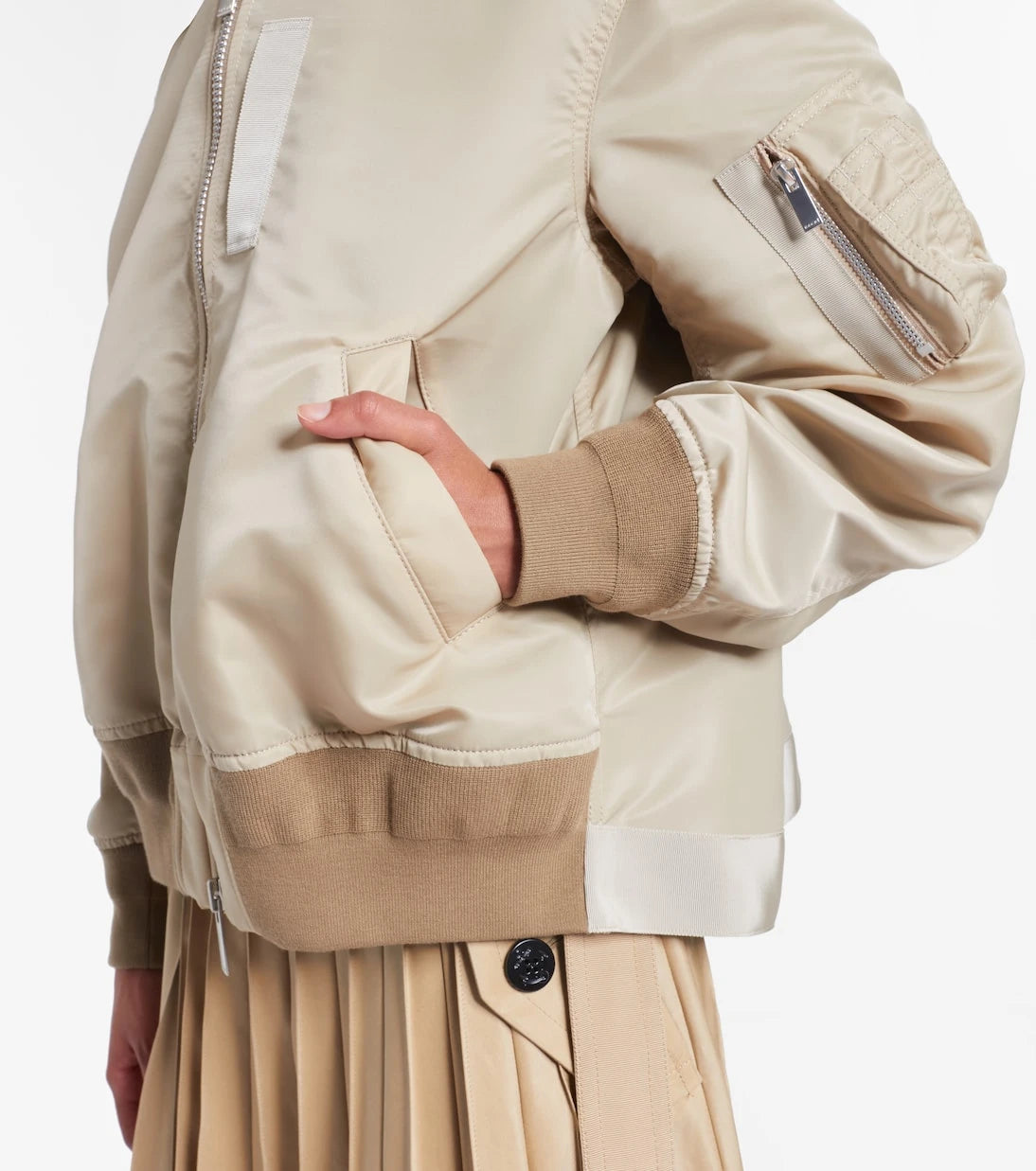 Sacai - Twill blouson