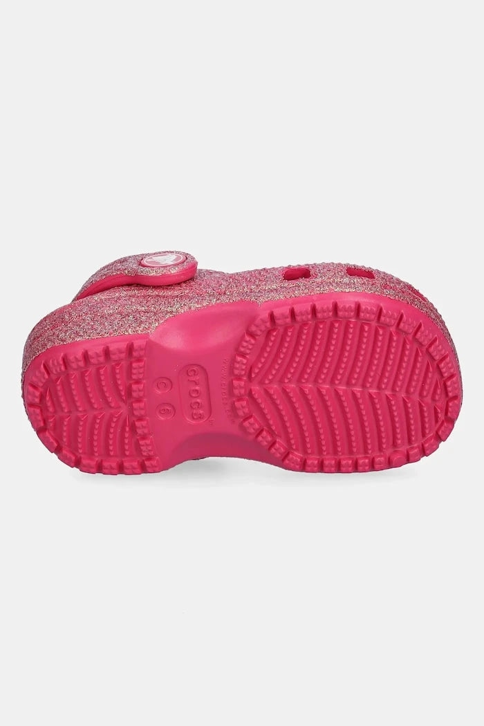 Чехли Crocs CLASSIC IRIDESCENT GLITTER CLOG KIDS