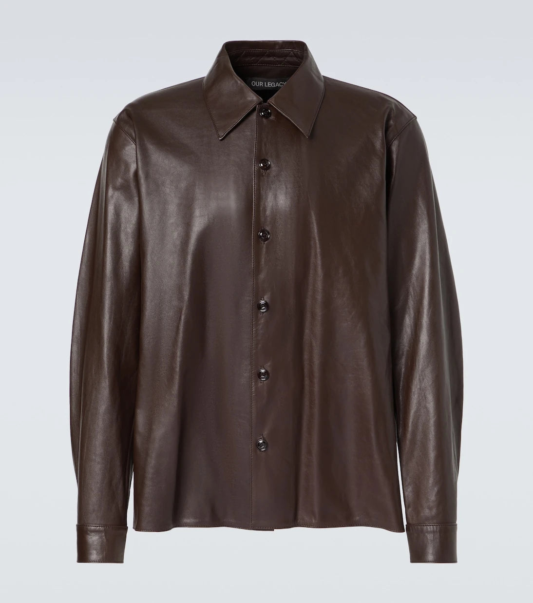 Our Legacy - Welding leather overshirt