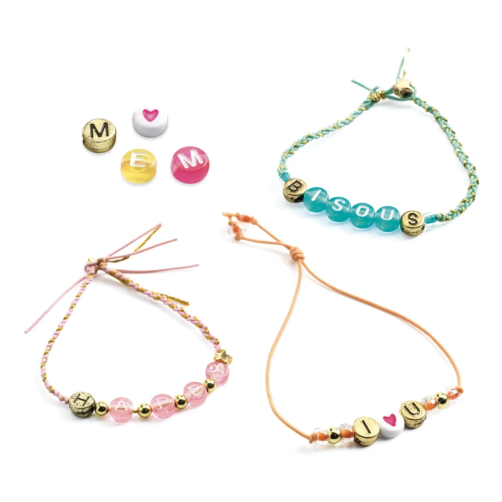 Djeco - DIY Alphabet Bracelet Kit