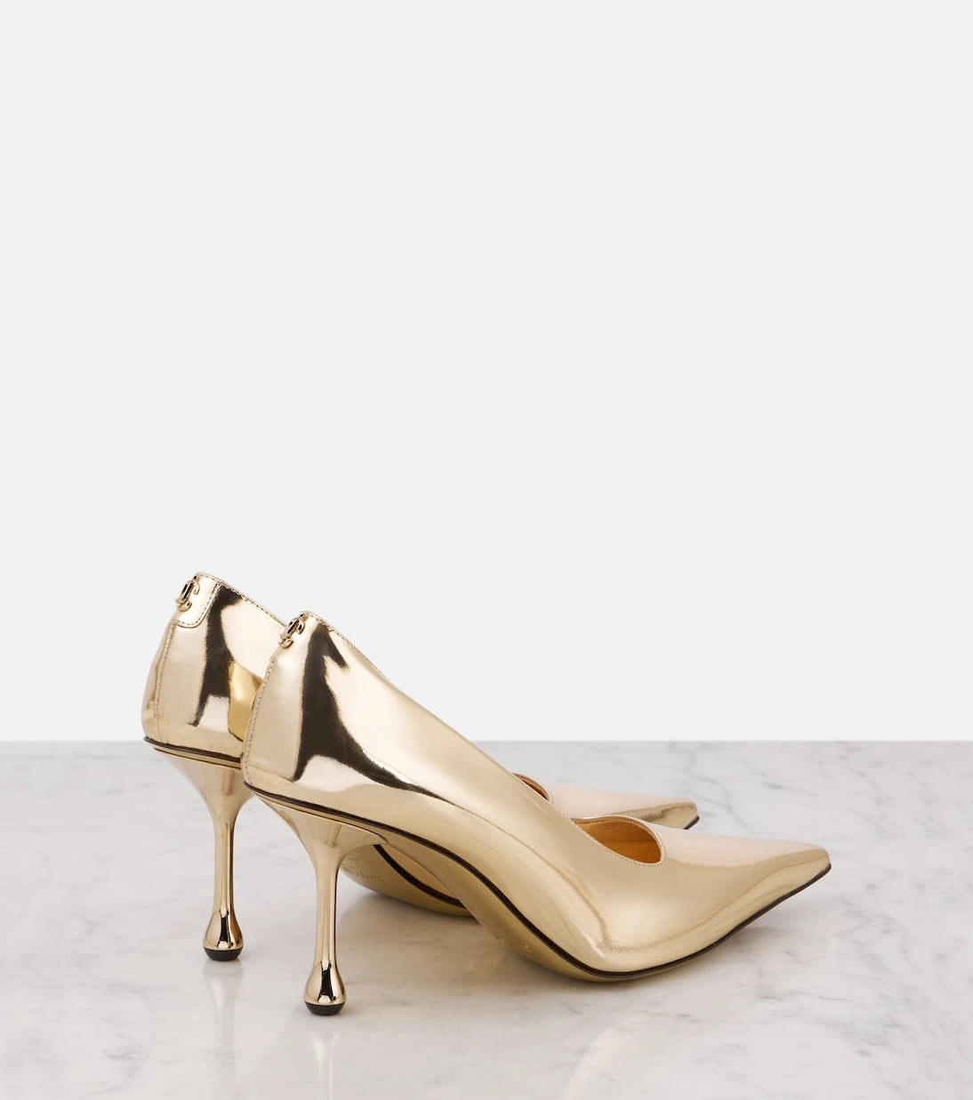 Jimmy Choo - Ixia 80 mirrored leather pumps