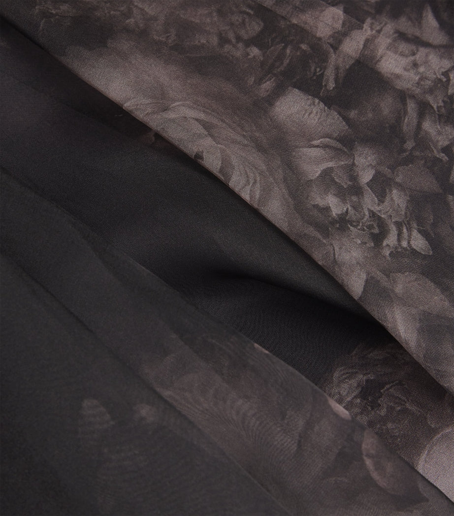 Zimmermann Silk Floral Hypnotic Maxi Skirt