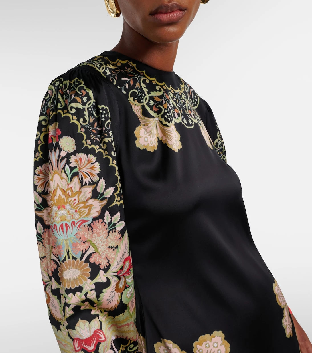 La DoubleJ - Cornucopia Placée ruffled maxi dress
