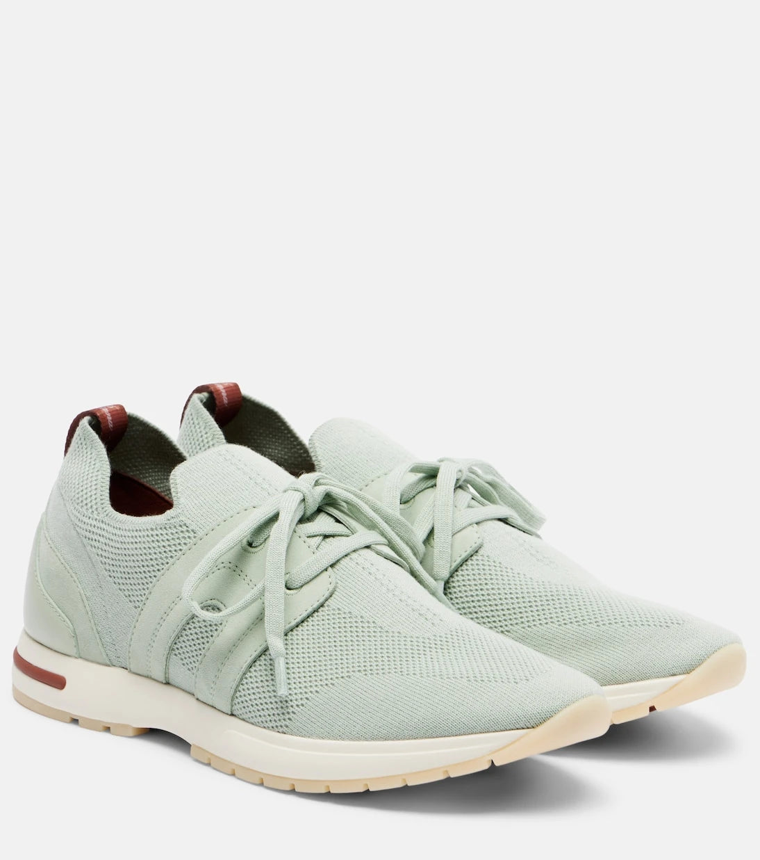 Loro Piana - 360 LP Lady Flex suede-trimmed sneakers