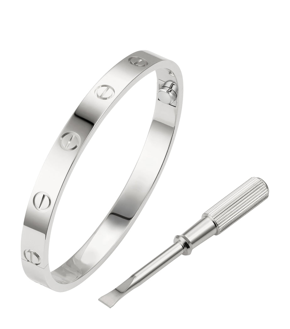 Cartier LOVE Classic White Gold Bracelet