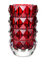 Baccarat Louxor Round Red Vase (23cm)