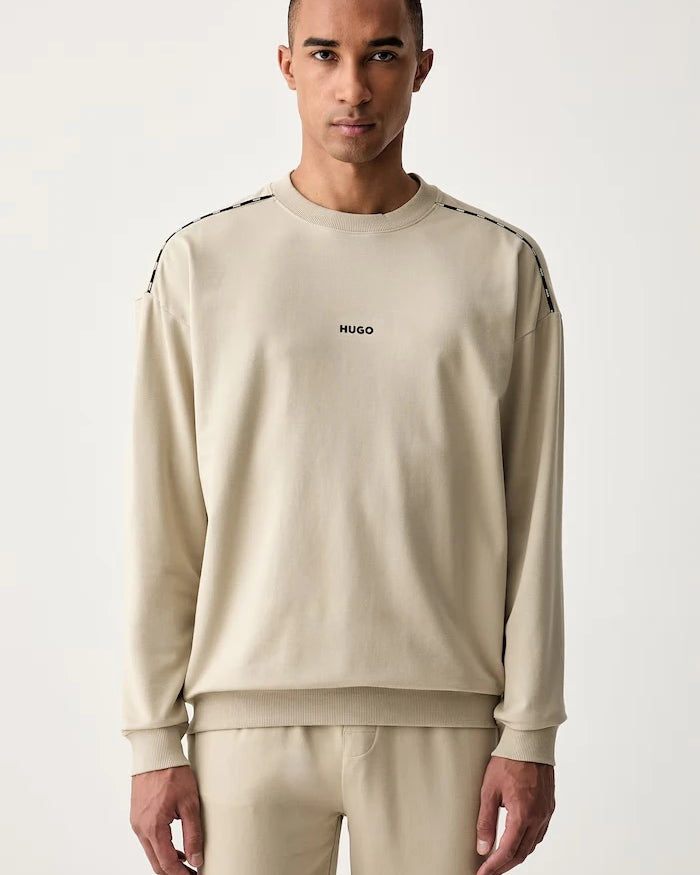 HUGO erkek pamuklu ev tipi sweatshirt NOAH SWEATSHIRT