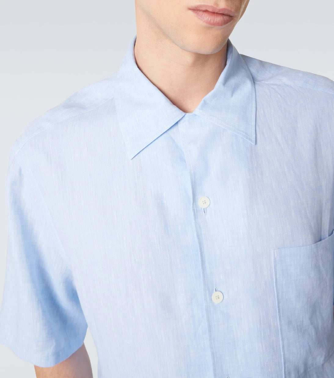 Zegna - Linen bowling shirt