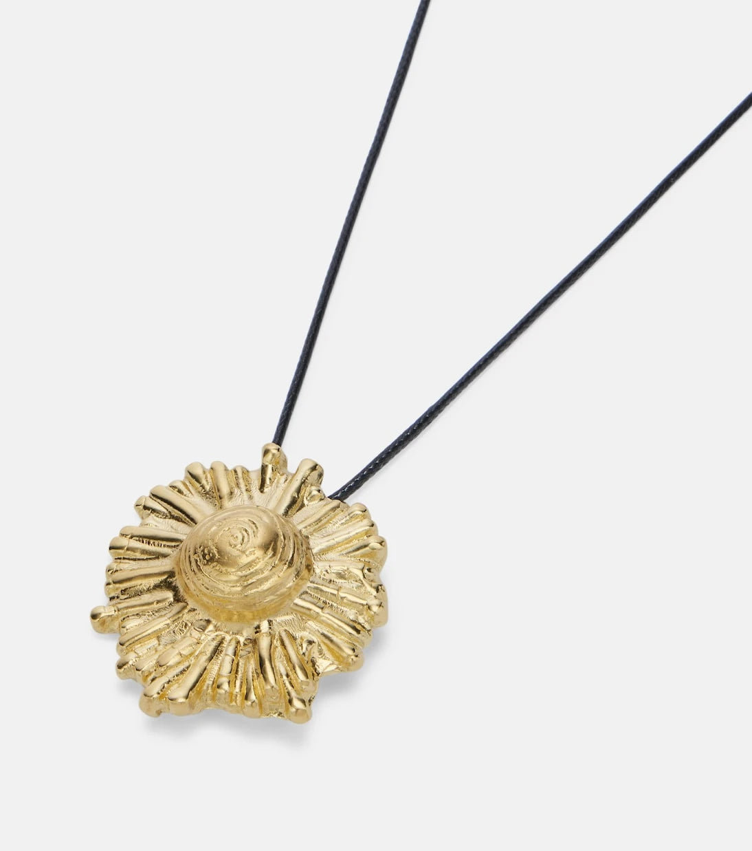 Ysso - Ilios 24kt gold-plated pendant necklace