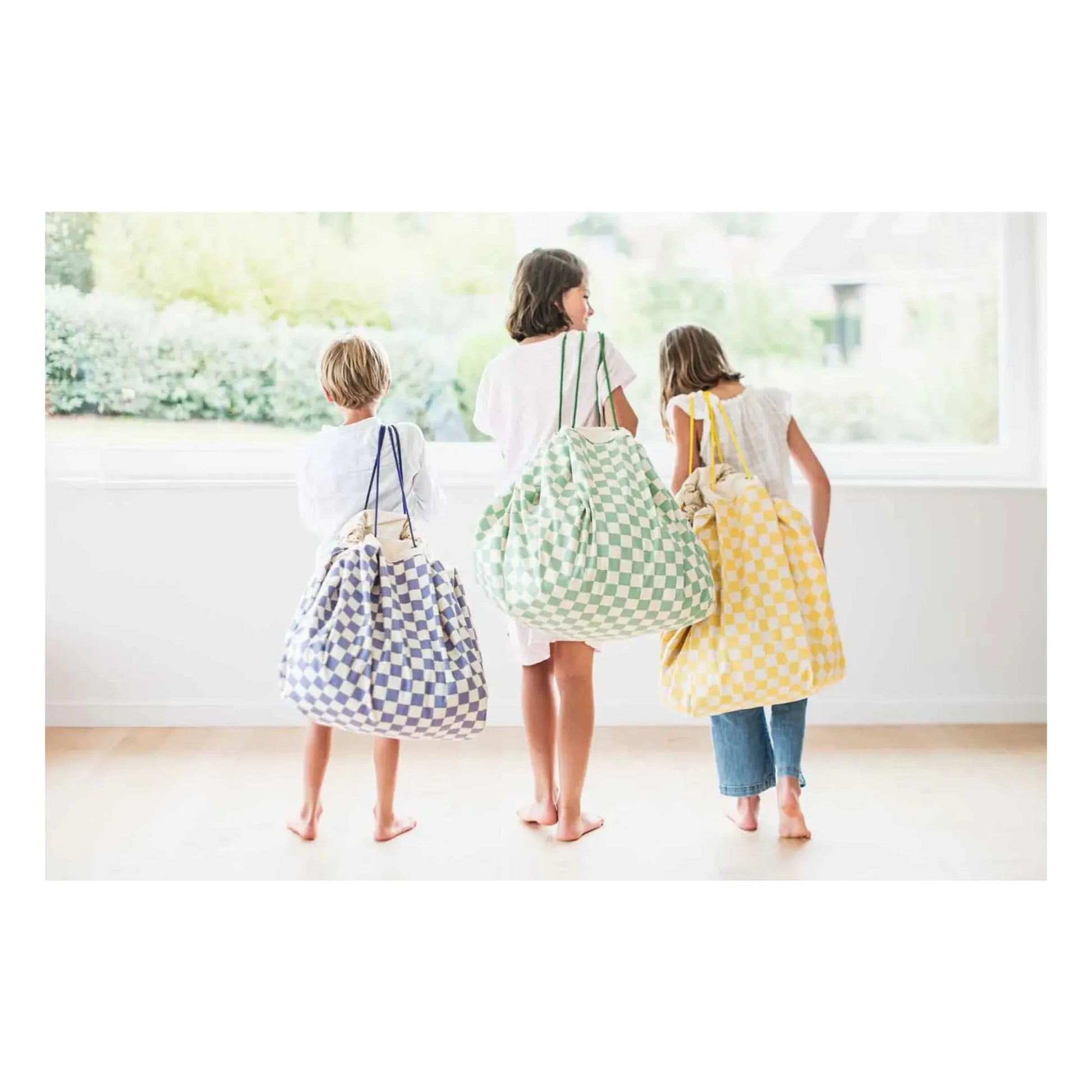 Play and Go - Noomad Bag / Playmat - Vichy | Yellow