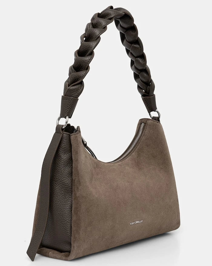 Coccinelle Kadın Süet Hobo Çanta BOHEME SUEDE BIMATERIAL