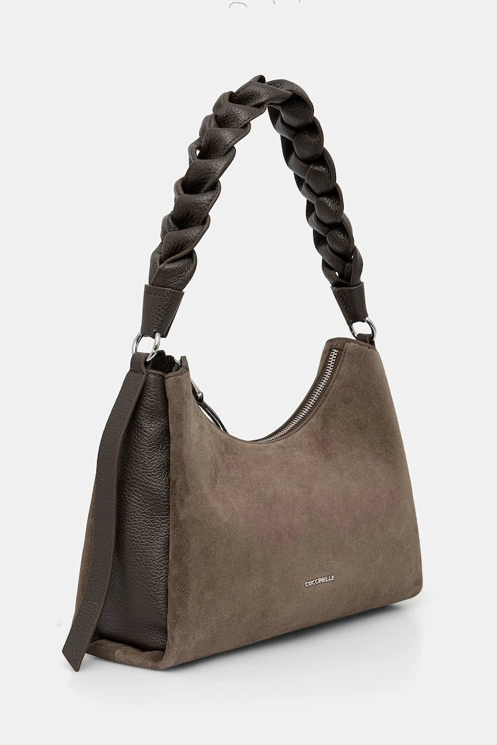 Coccinelle Kadın Süet Hobo Çanta BOHEME SUEDE BIMATERIAL
