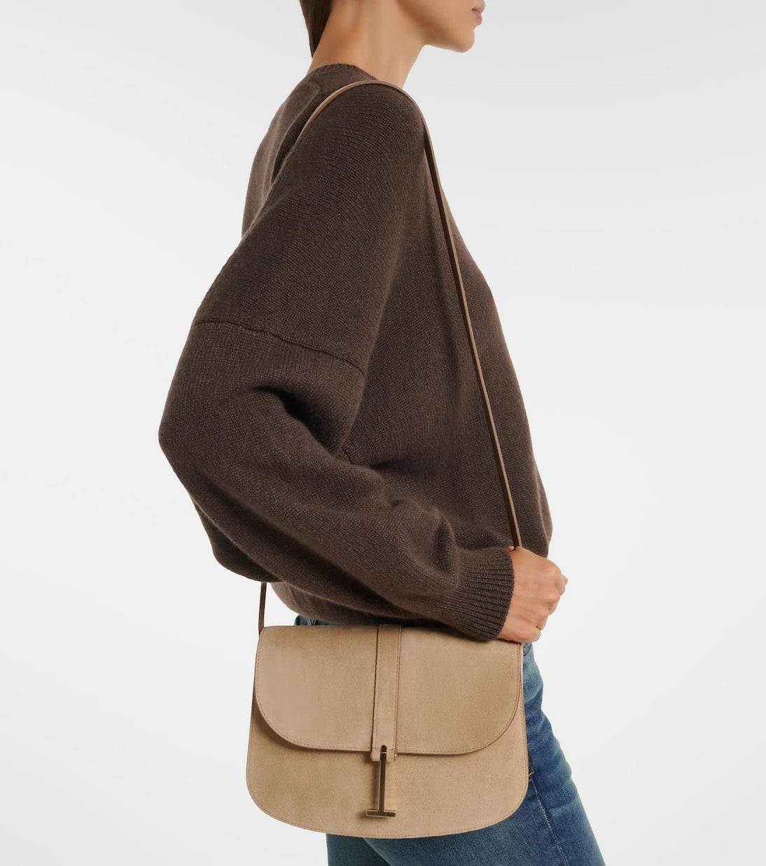 Tom Ford - Kara Small suede crossbody bag