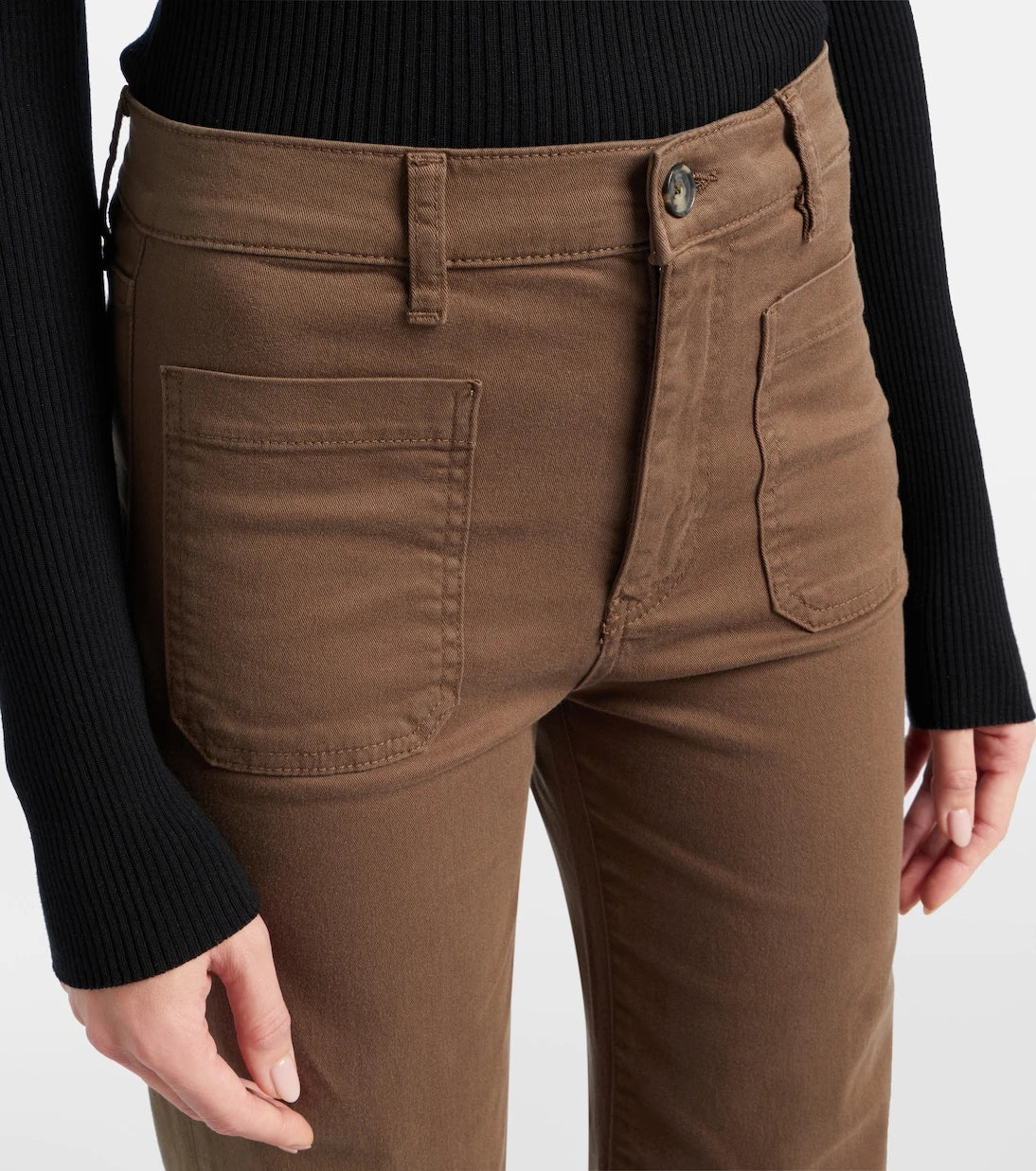 Frame - Refined wide-leg jeans