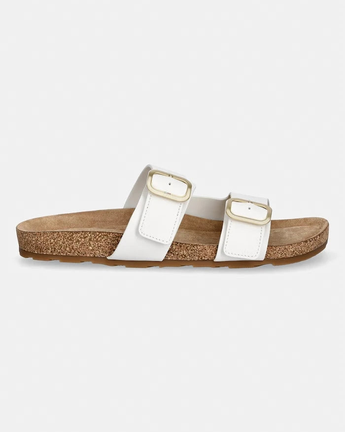 Tommy Hilfiger Kadın Deri Terlik TH CLASSIC CORK SANDAL LEATHER