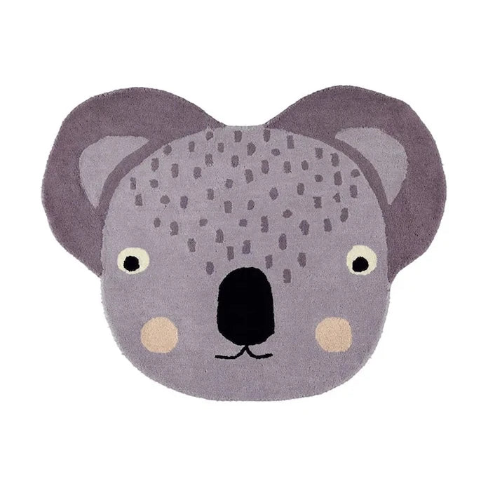 Вълнен килим OYOY Koala 85 x 100 cm