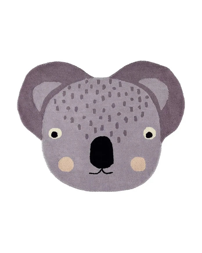 Вълнен килим OYOY Koala 85 x 100 cm