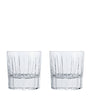 Set of 2 Iriana Crystal Old Fashioned Glasses (190ml)
