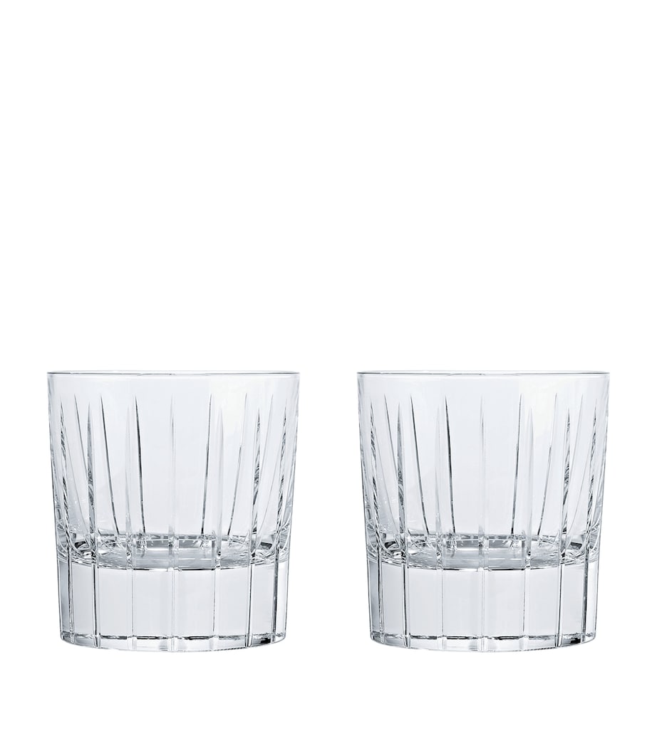 Set of 2 Iriana Crystal Old Fashioned Glasses (190ml)
