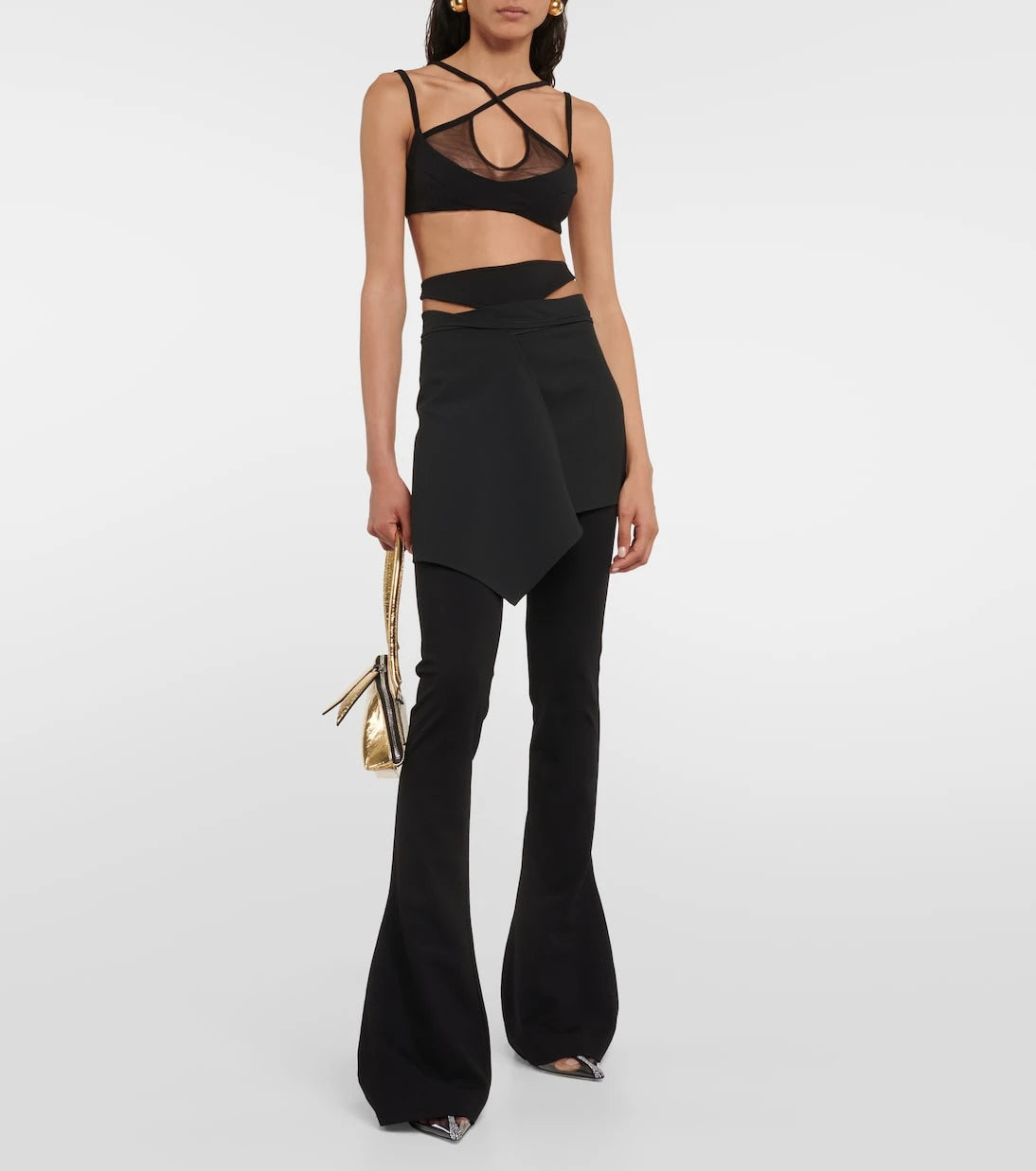 The Attico - Crossed straps bra