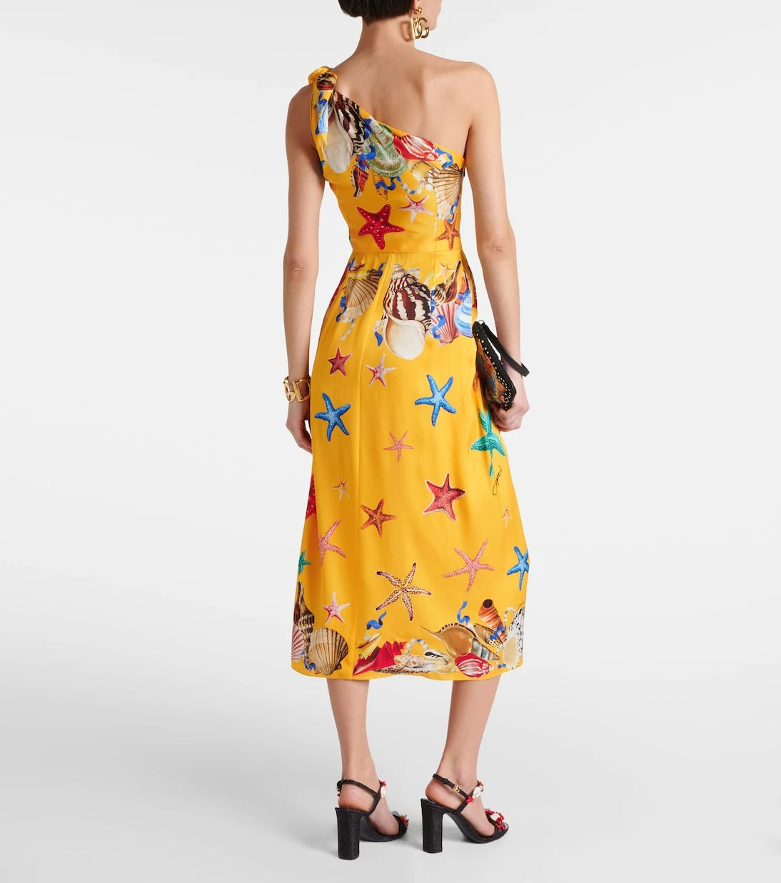 Dolce&Gabbana - Capri printed silk-blend midi dress