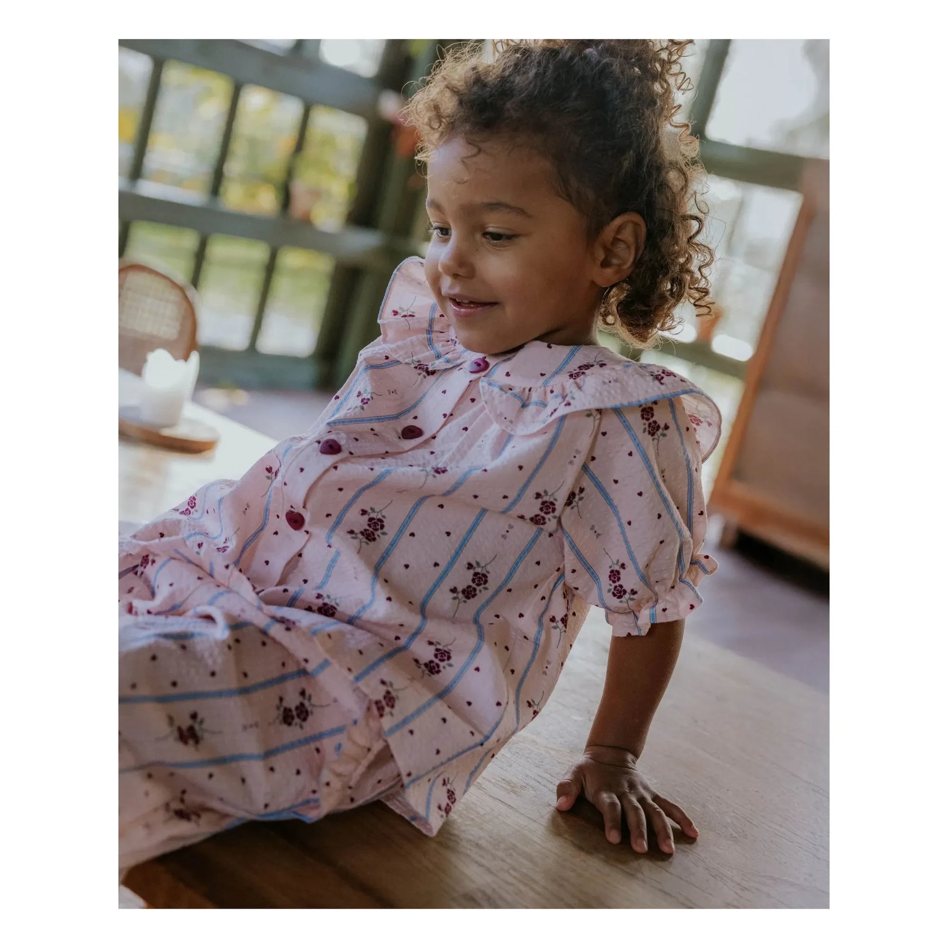Fliink - Blouse Colombe Volants | Pink