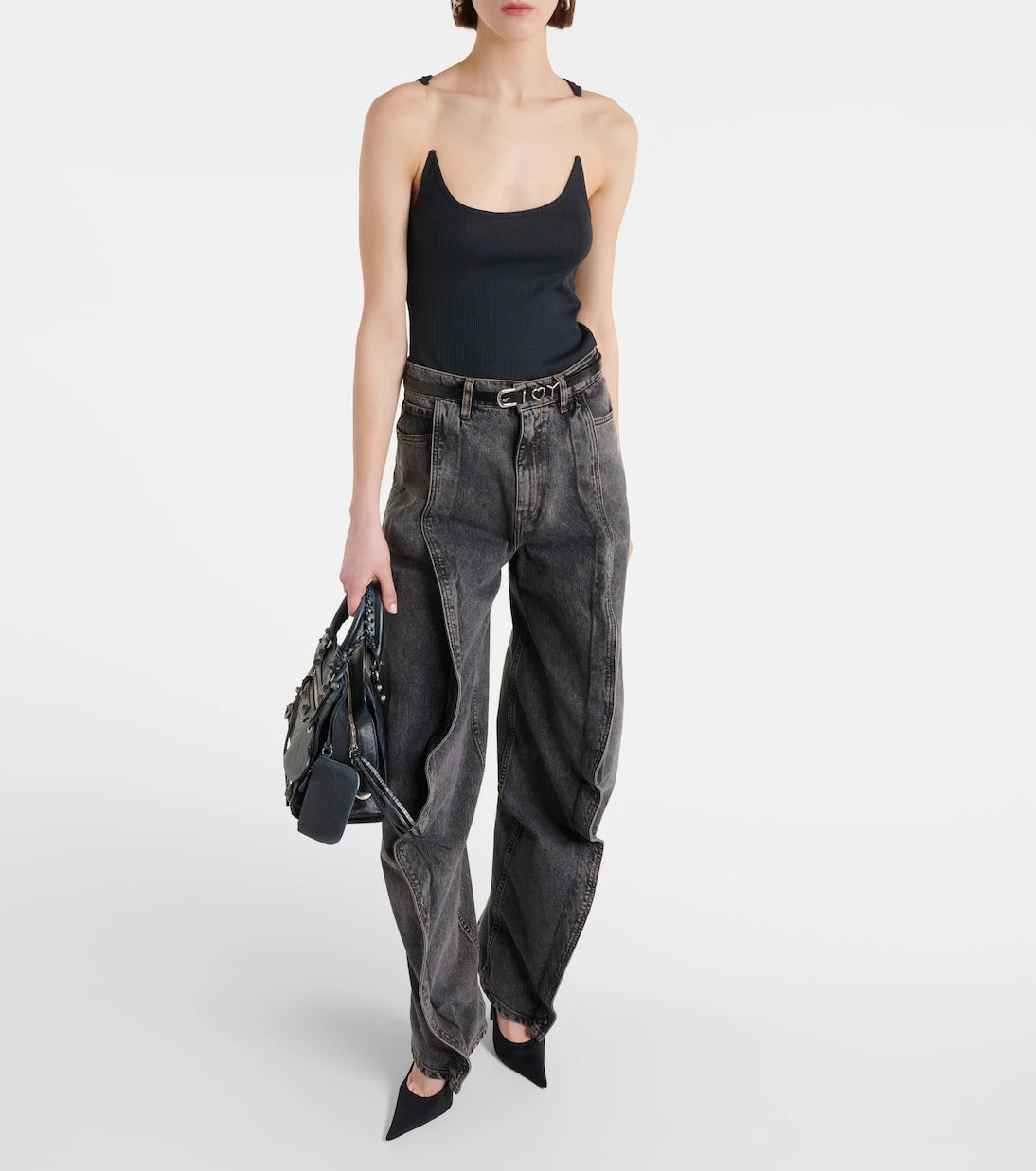 Y/Project - Paneled straight jeans