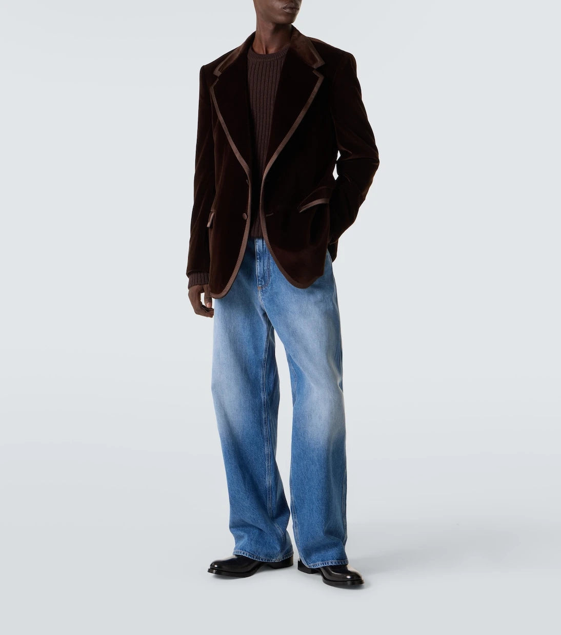 Dolce&Gabbana - Cotton and silk velvet blazer